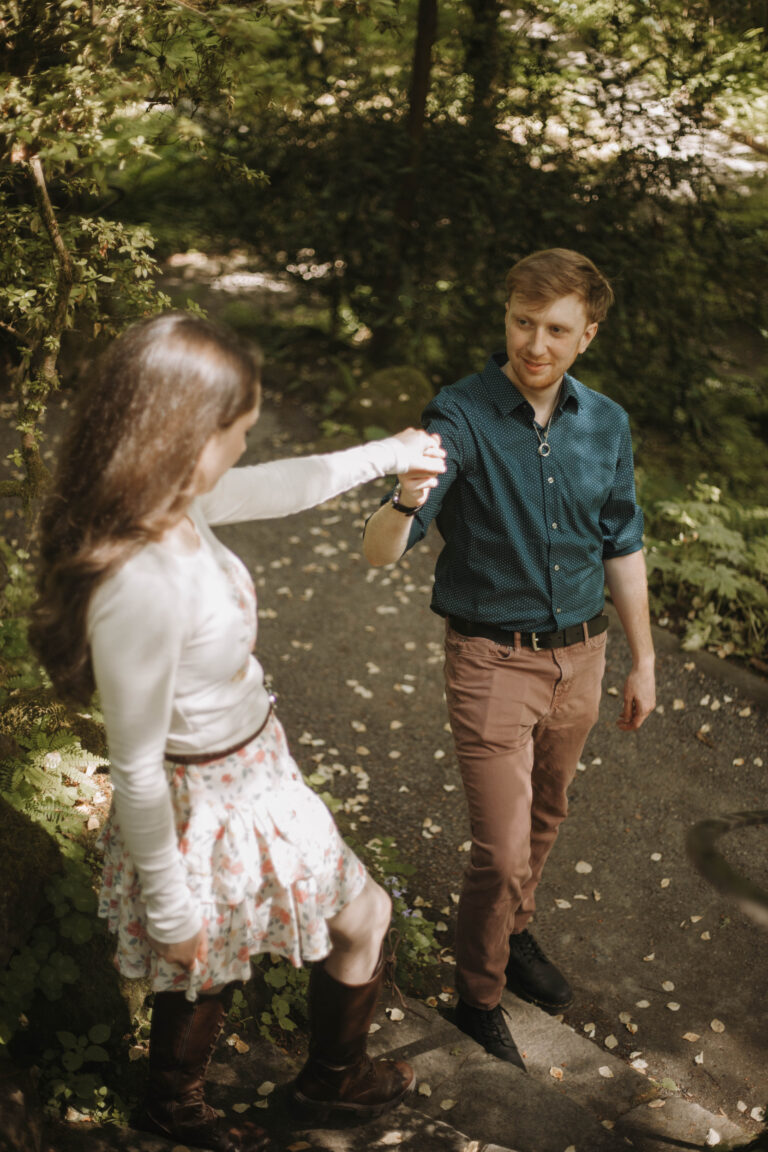 Anduin and Jessica, engagement portrait