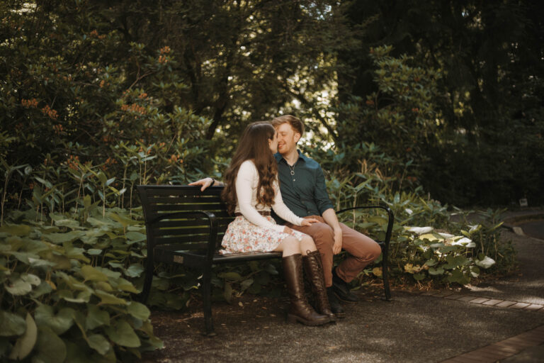 Anduin and Jessica in the firs