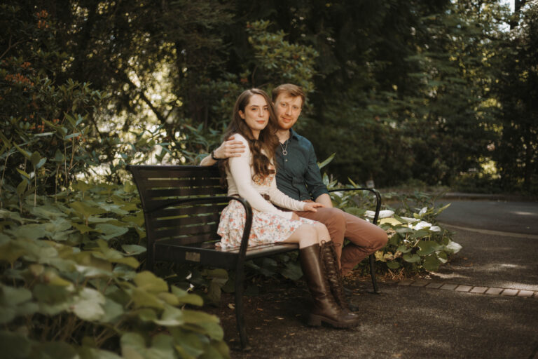 Anduin and Jessica in the firs